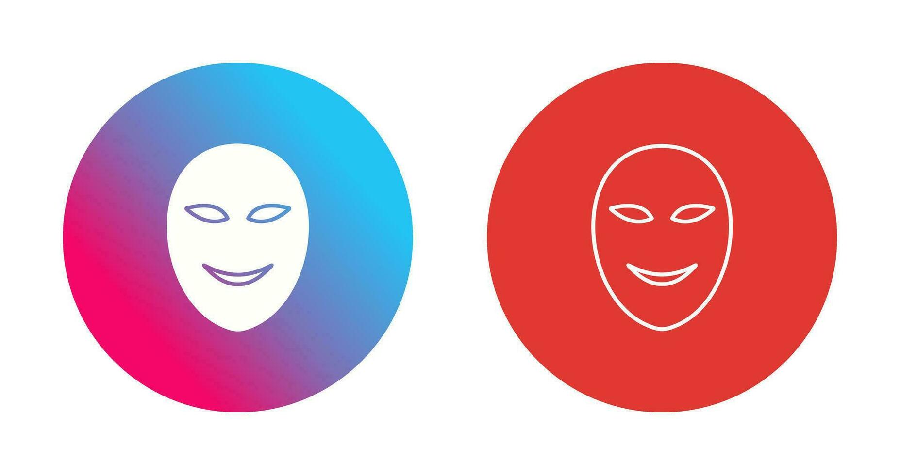 Ancient Face Mask Vector Icon