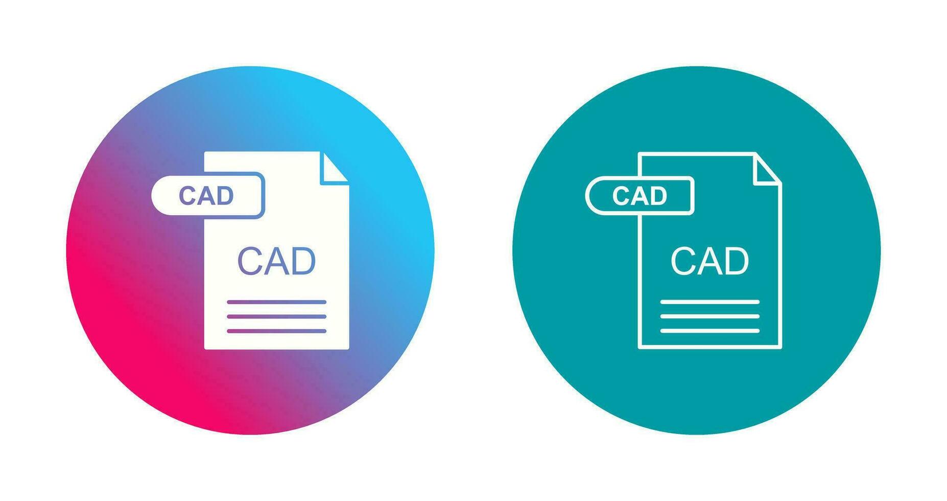 icono de vector de cad