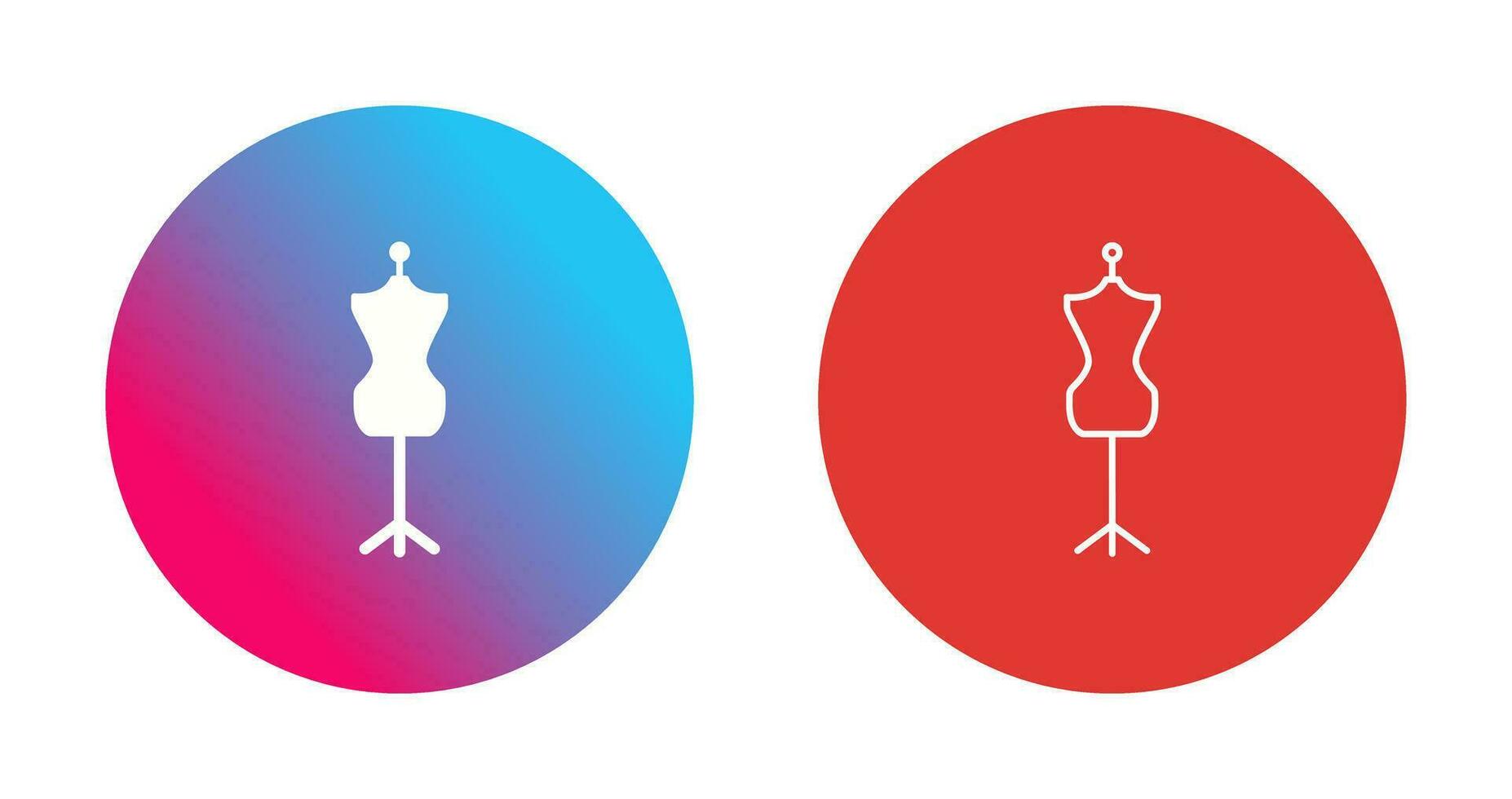 Dress Holder Vector Icon