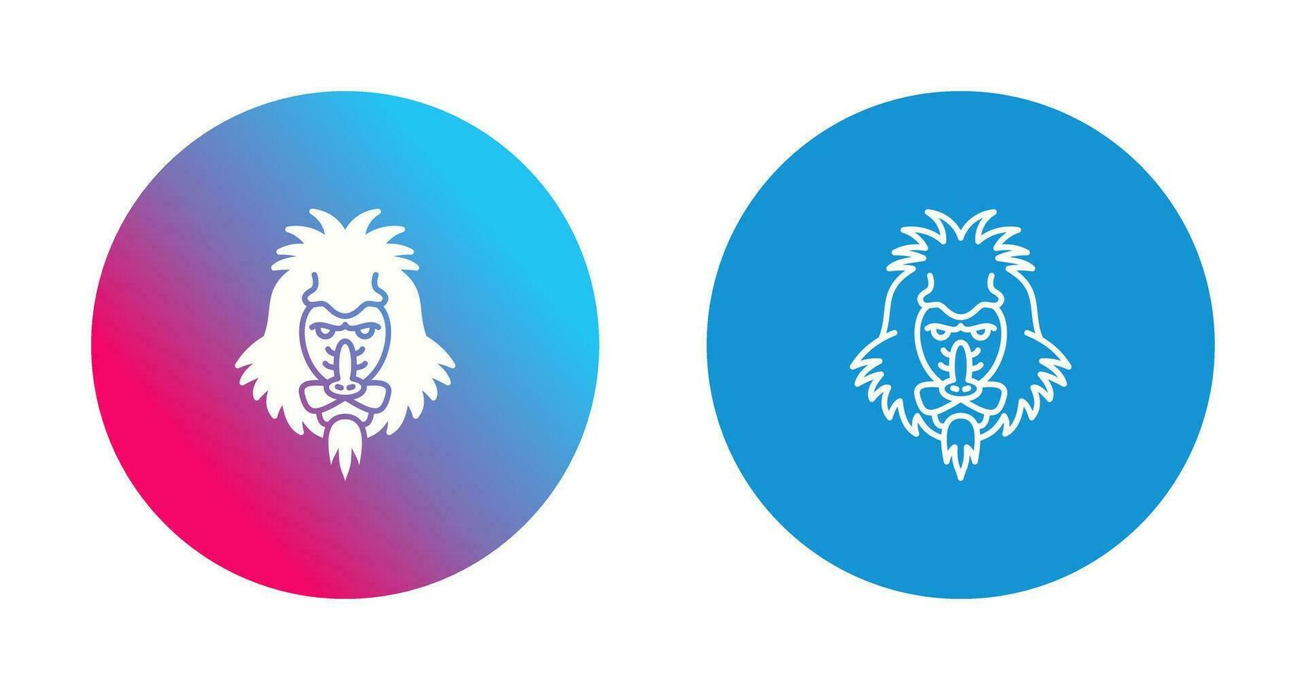 Mandrill Vector Icon