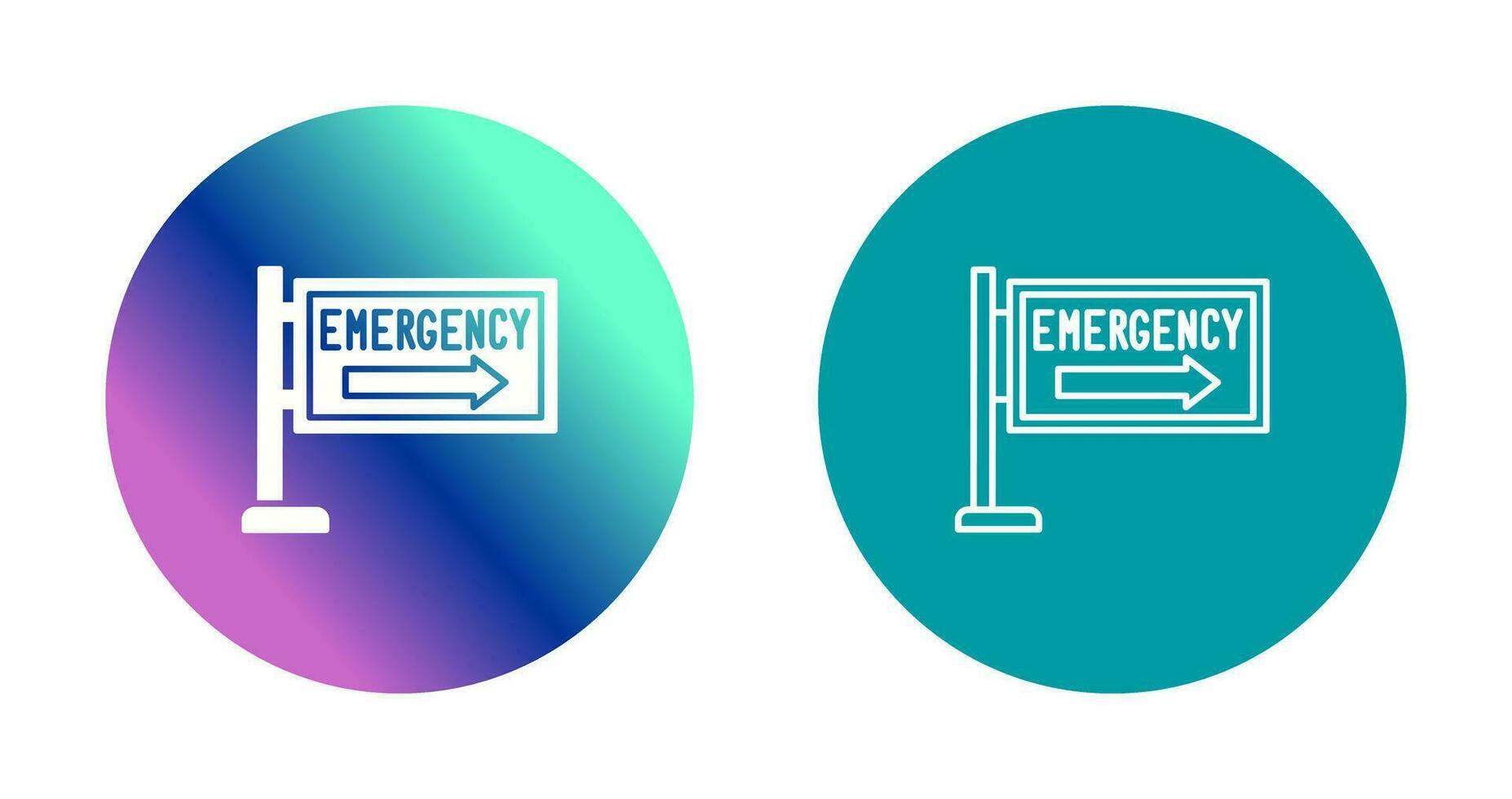 Emergency Sign Vector Icon