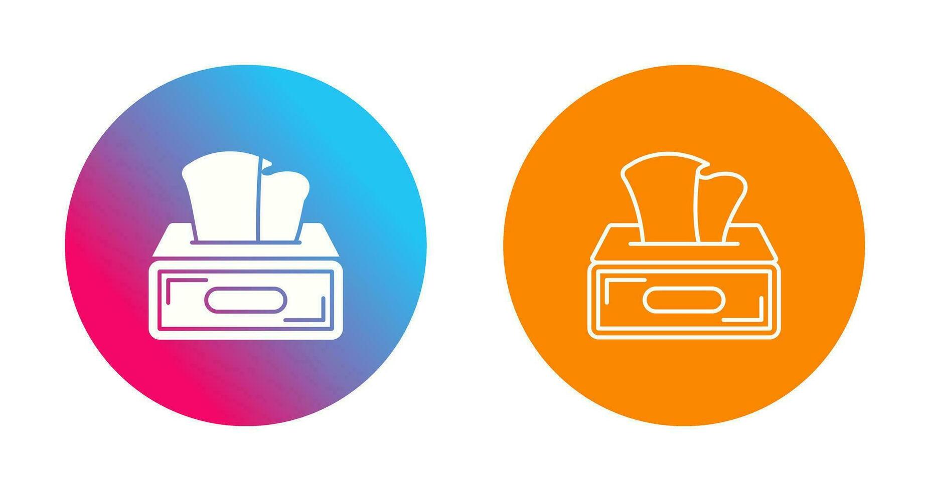 Tissue Box Vector Icon