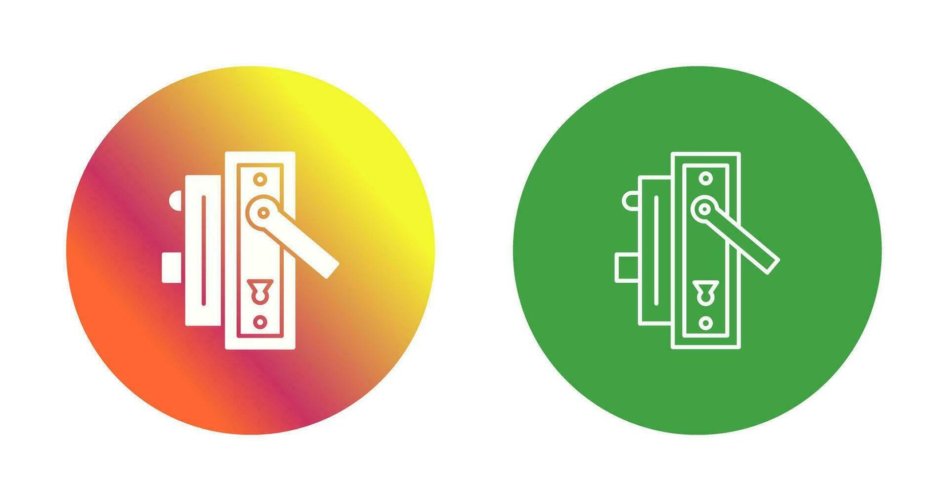 Door Handle Vector Icon