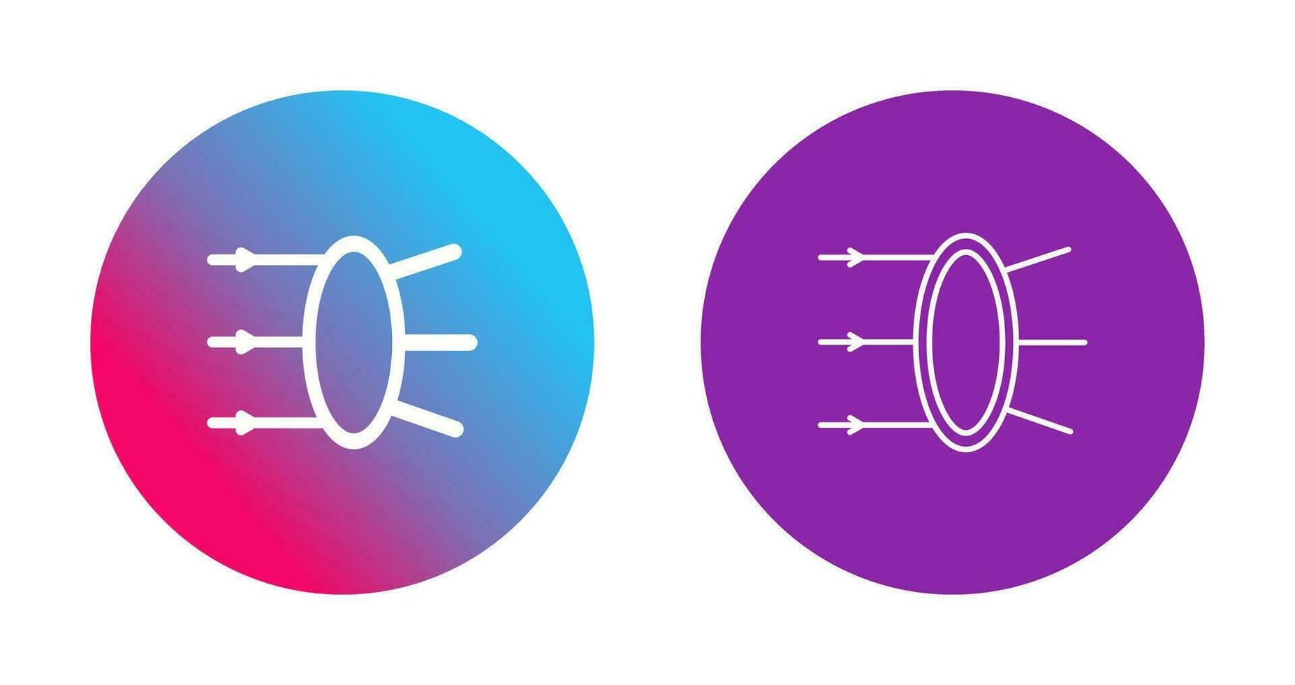 Refraction Vector Icon