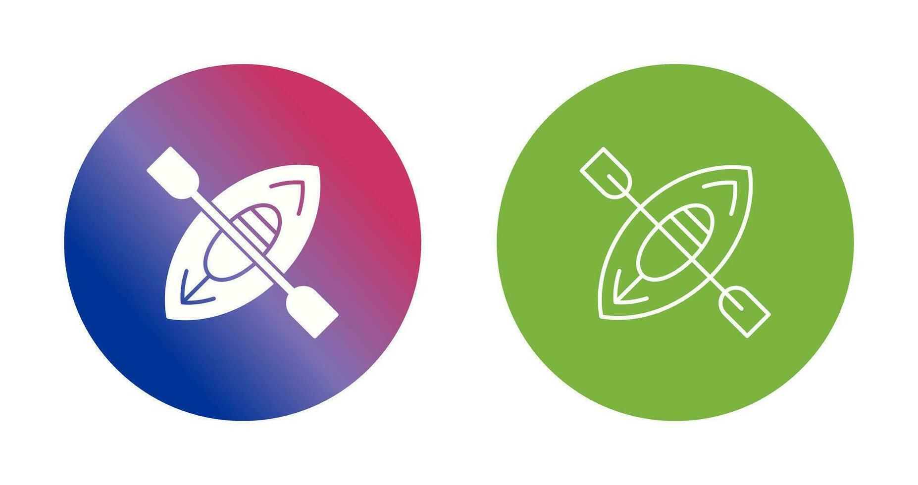Kayak Vector Icon