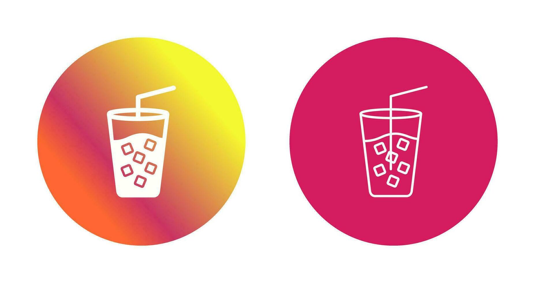 Cold Drink Vector Icon