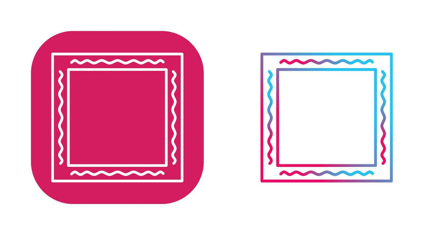 Unique Frame Vector Icon