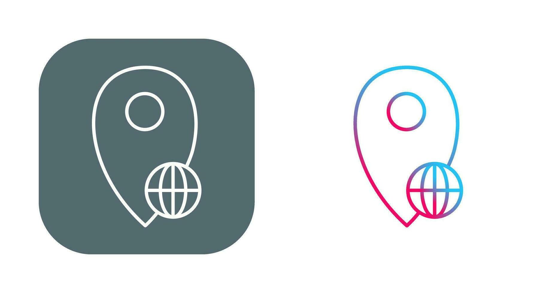 Global Locations Vector Icon