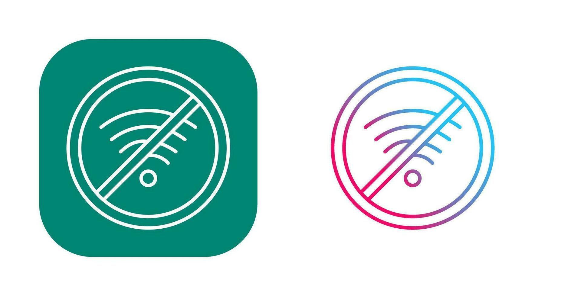 No Wifi Vector Icon