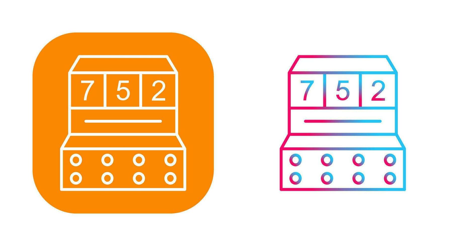 Slot Machine Vector Icon