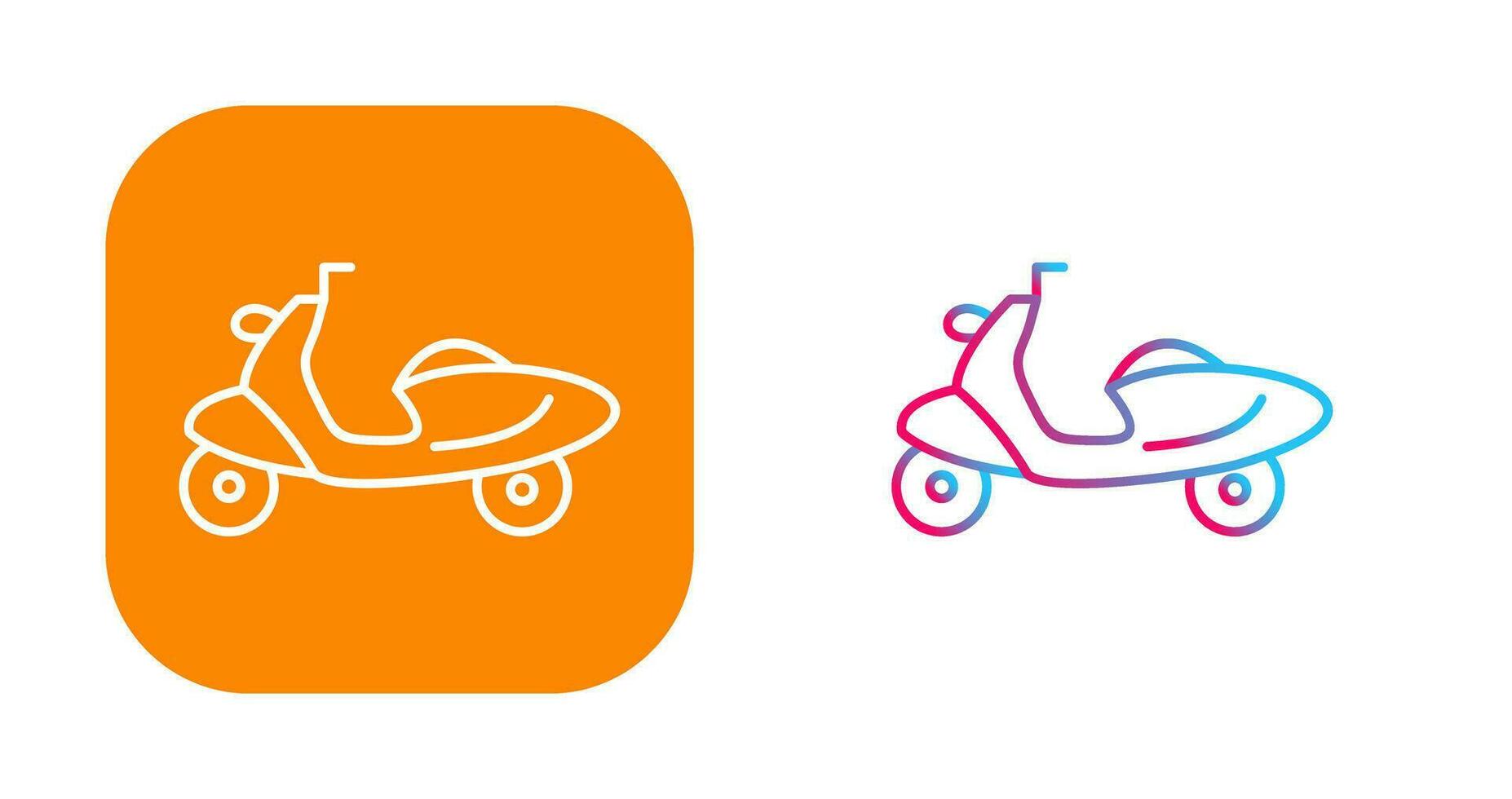 icono de vector de scooter