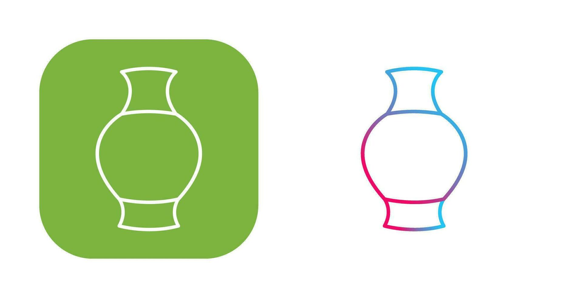 Antique Jar Vector Icon