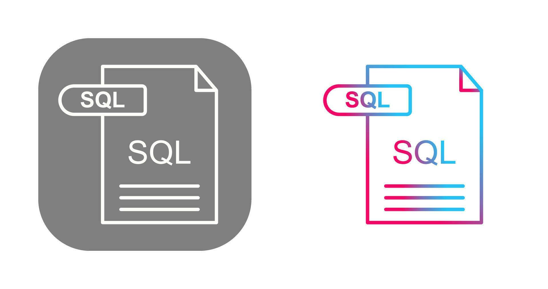 SQL Vector Icon 30418825 Vector Art at Vecteezy