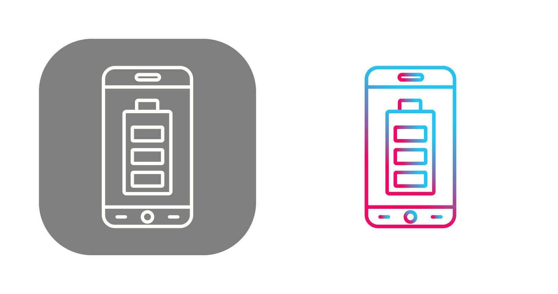 Mobile Battery Vector Icon