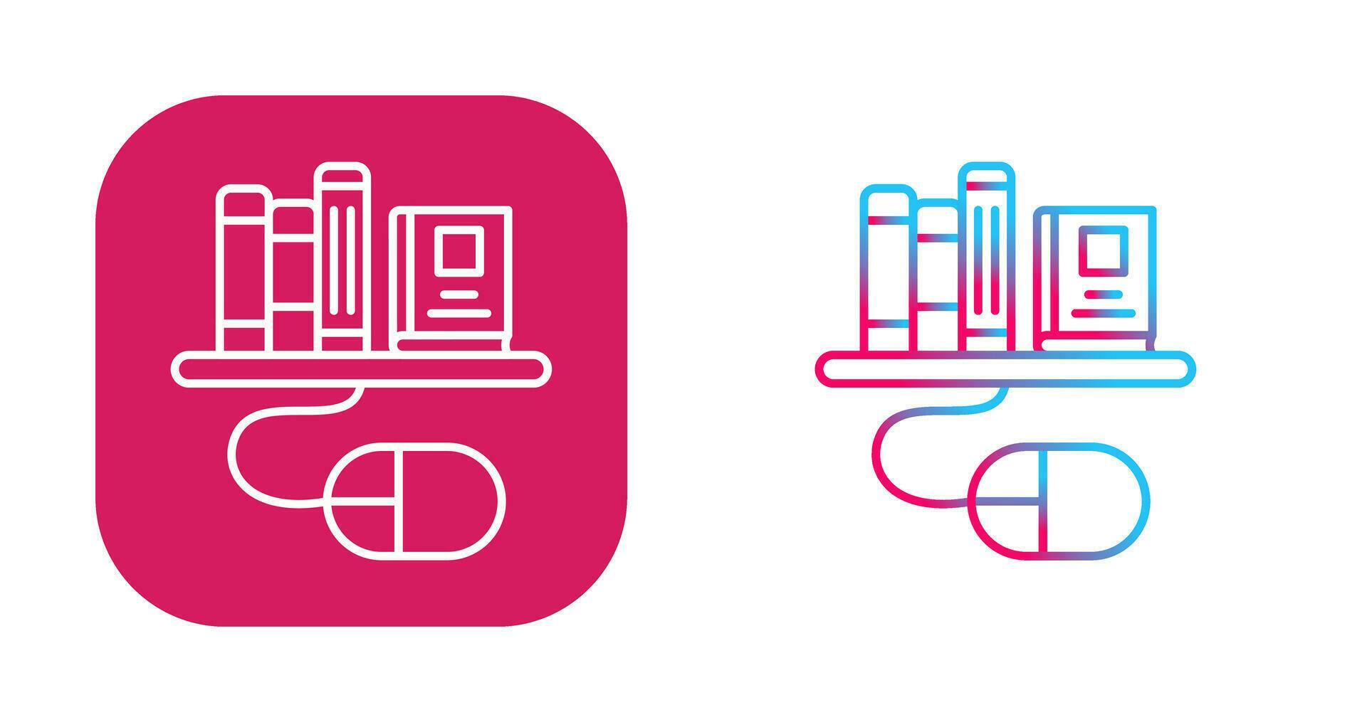 Digital Library Vector Icon 30419047 Vector Art at Vecteezy