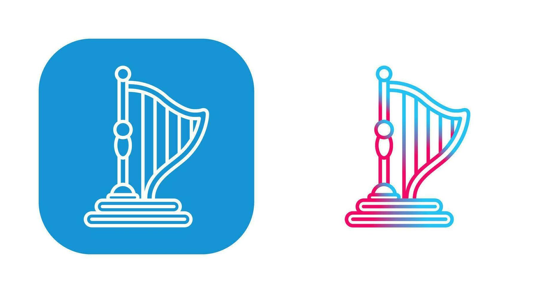 Harp Vector Icon