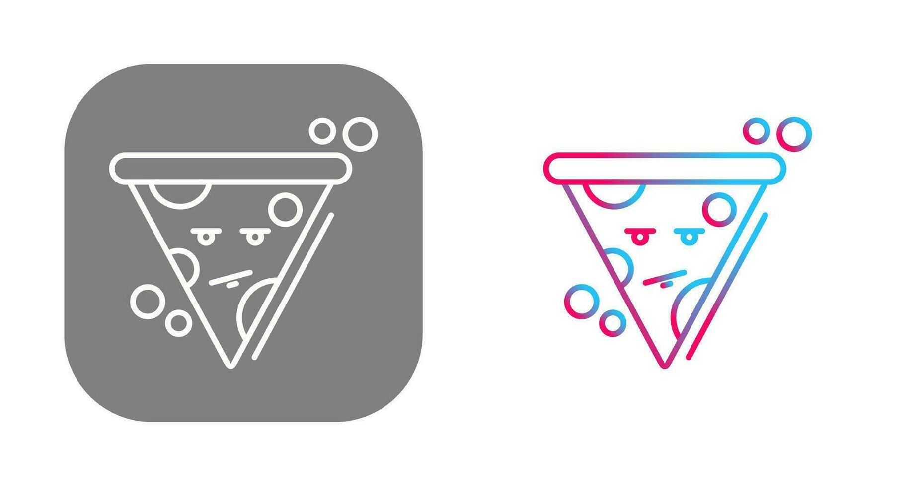 icono de vector de pizza