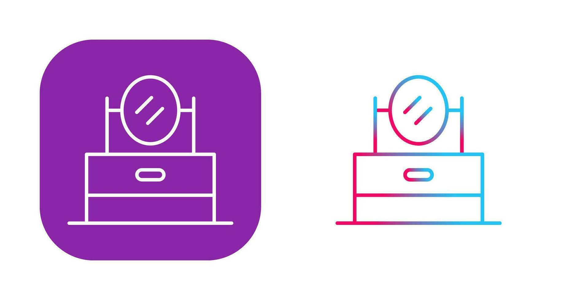 vanity Mirror Vector Icon