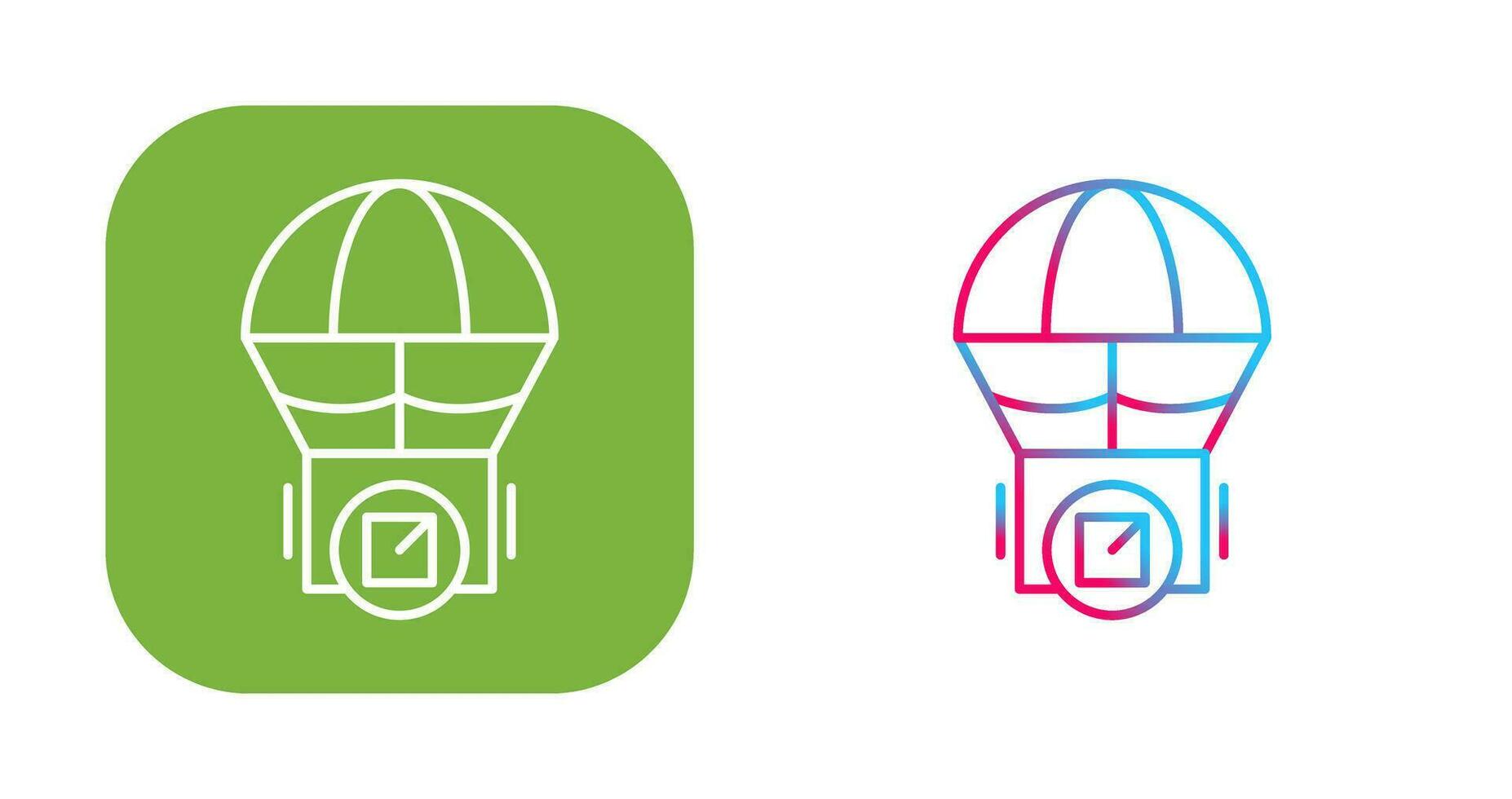 Parachute Vector Icon