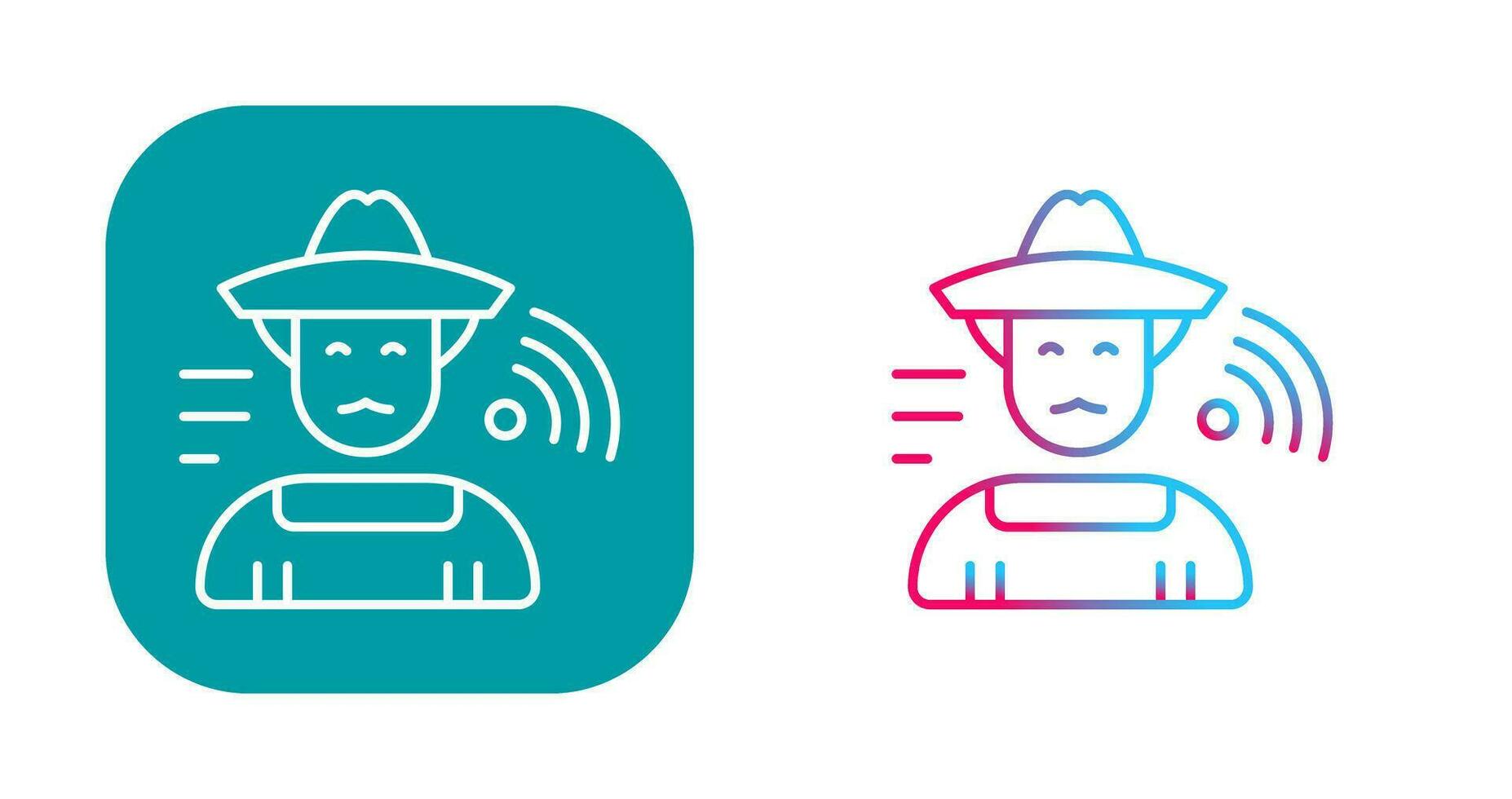 Farmer Vector Icon