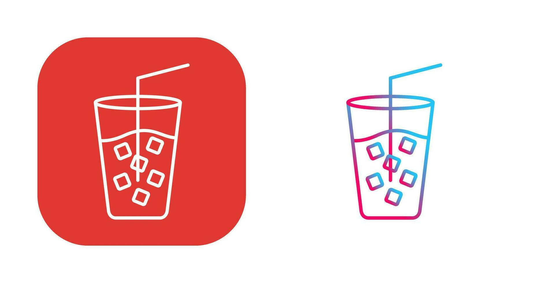 Cold Drink Vector Icon