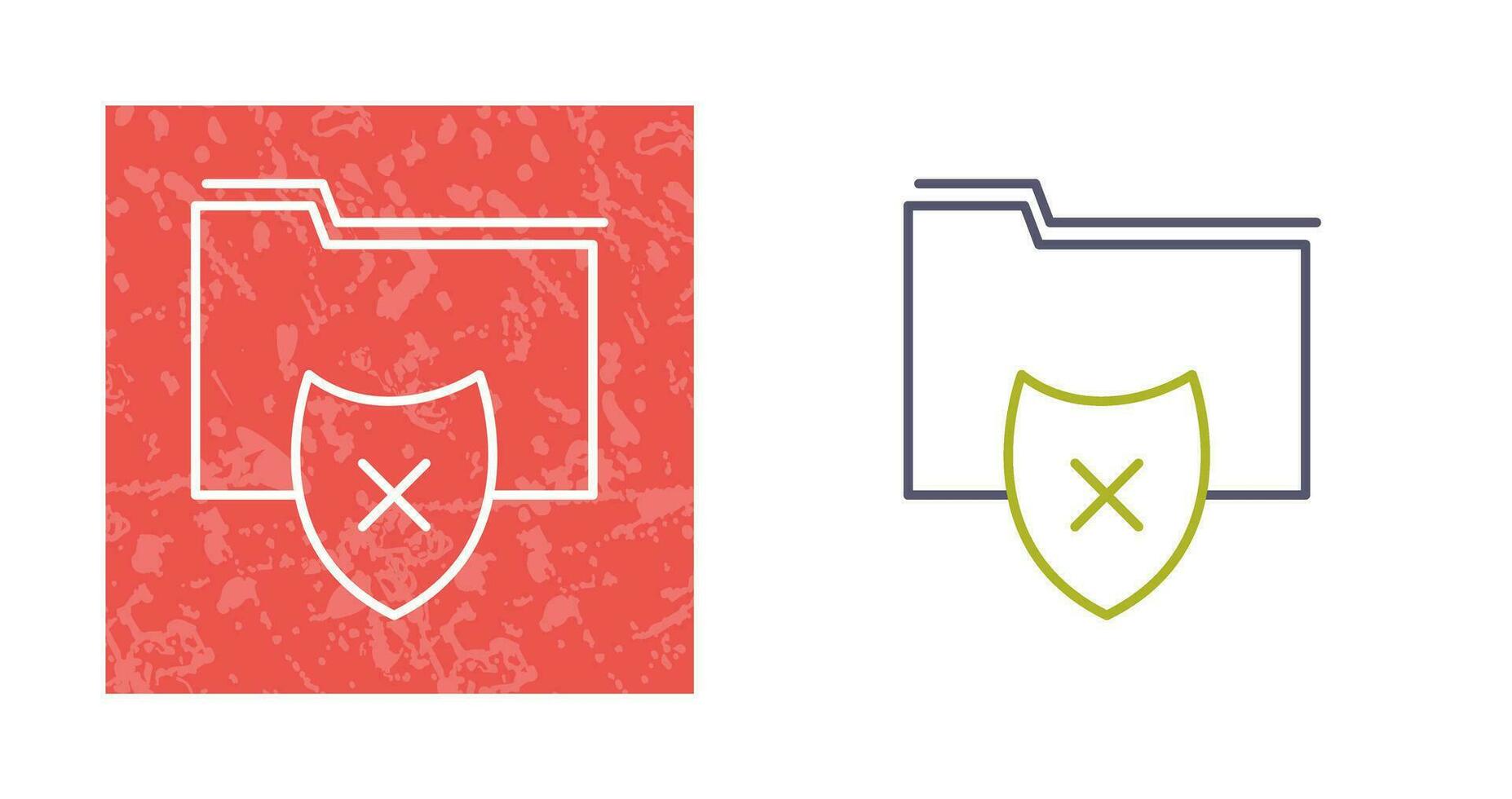 Vulnerable Folder Vector Icon