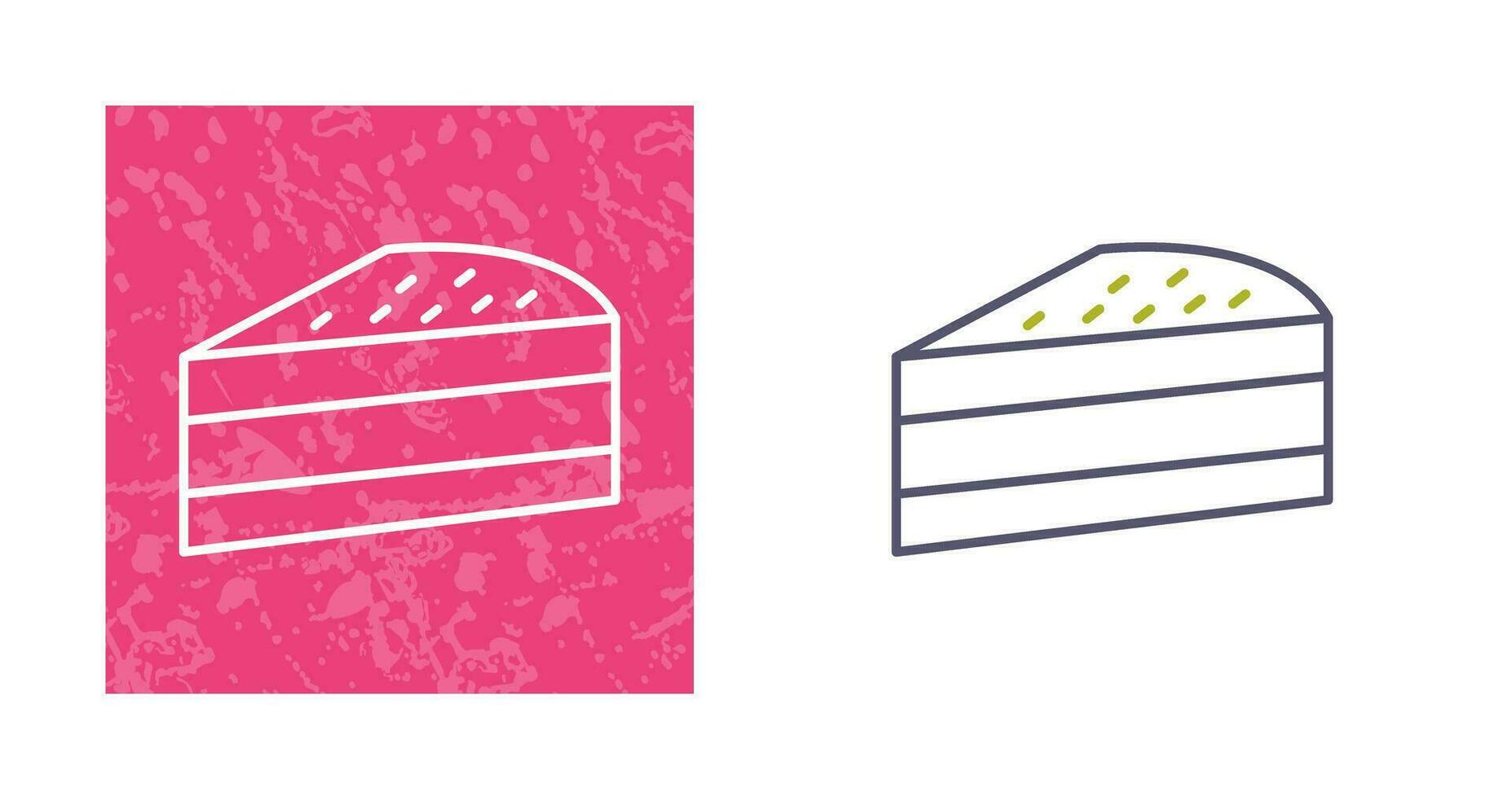 Cake Slice Vector Icon