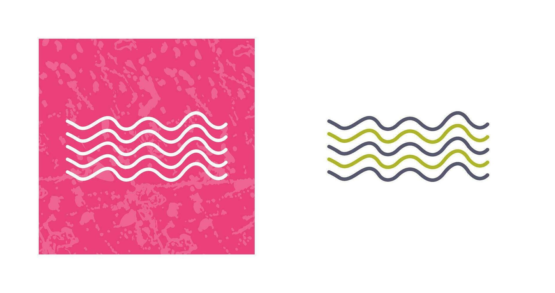Magnetic Waves Vector Icon