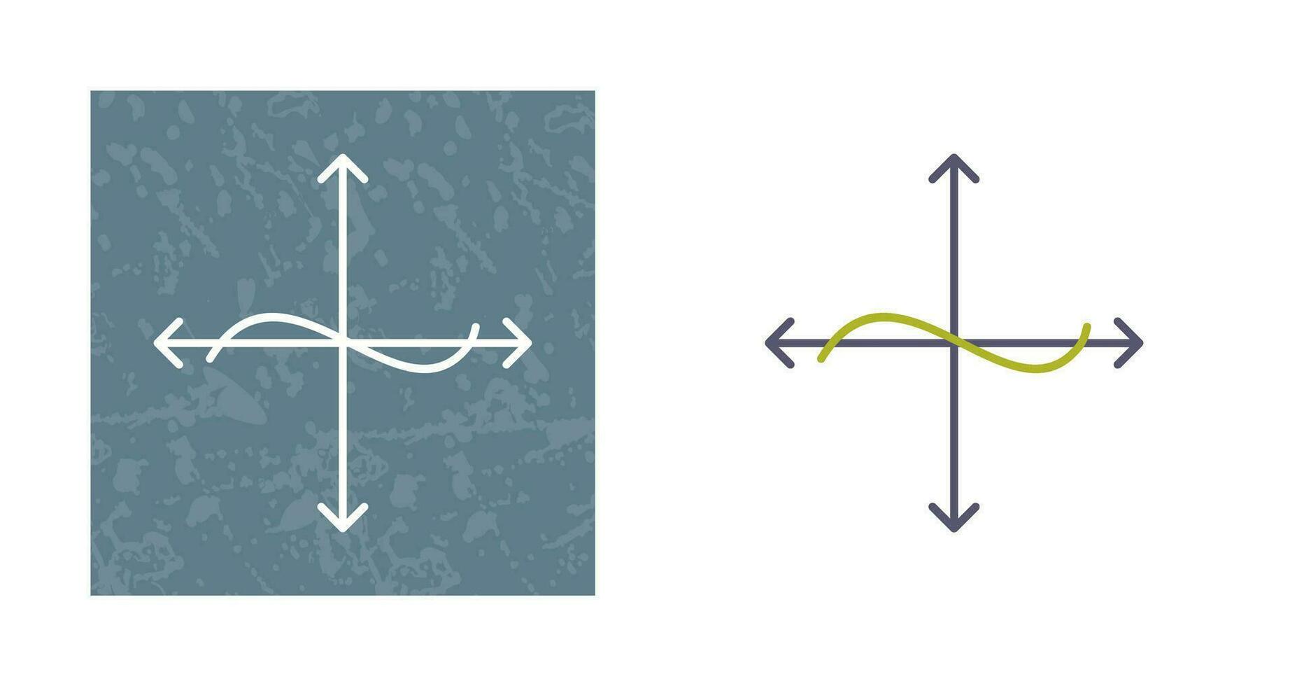 Unique Graph Vector Icon