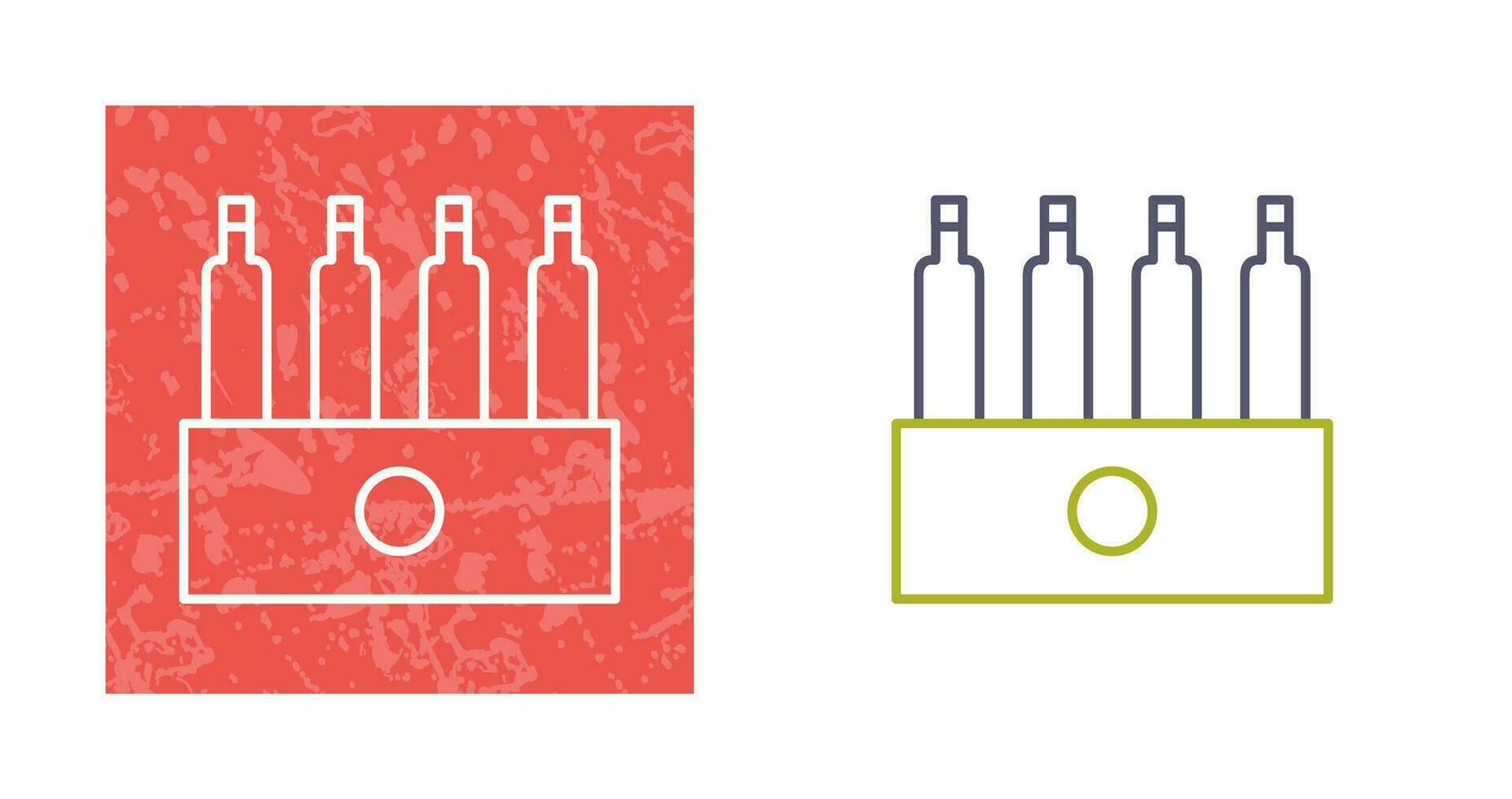 Unique Pack of Beers Vector Icon