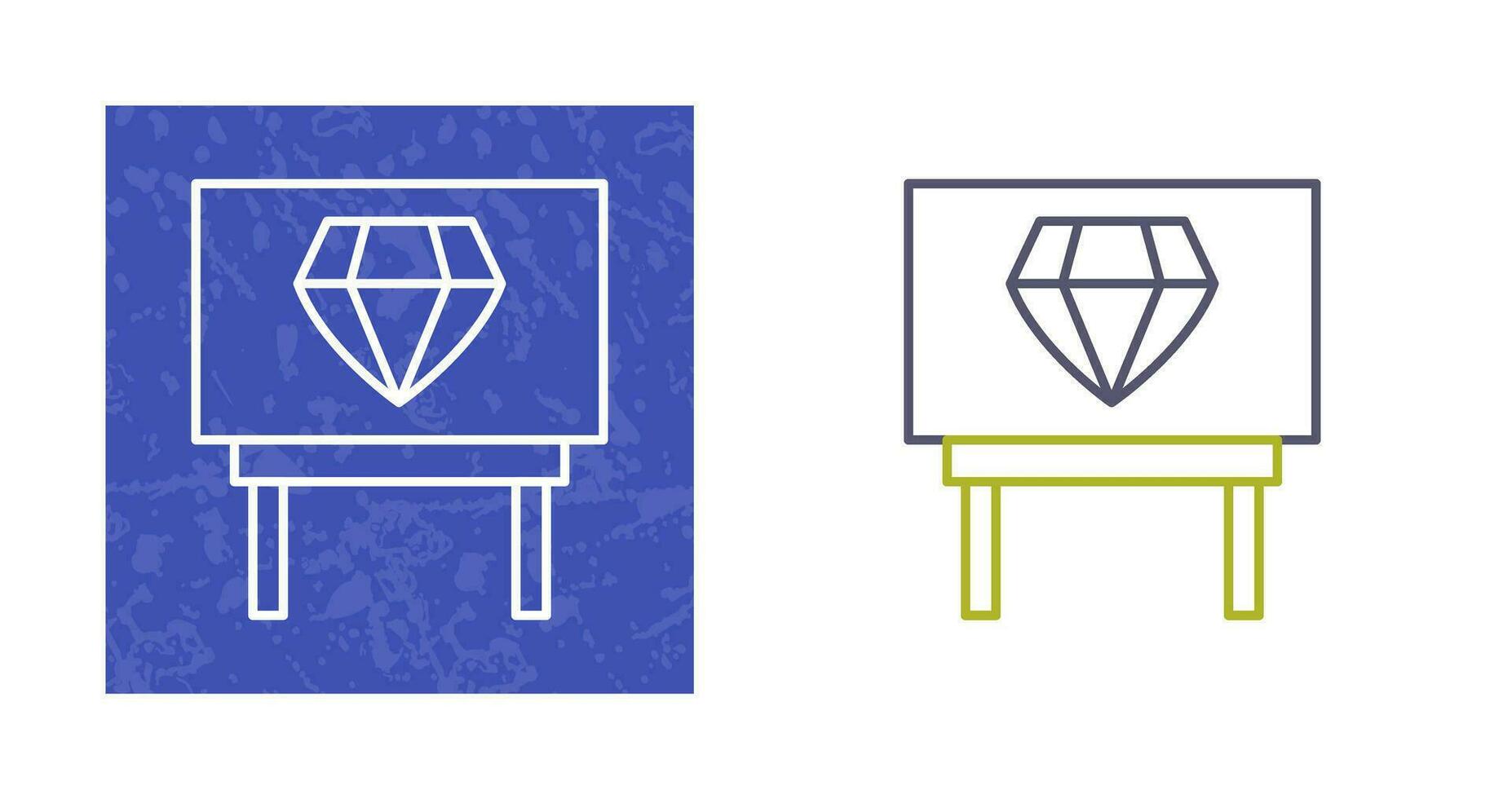 Diamond Exhibit Vector Icon