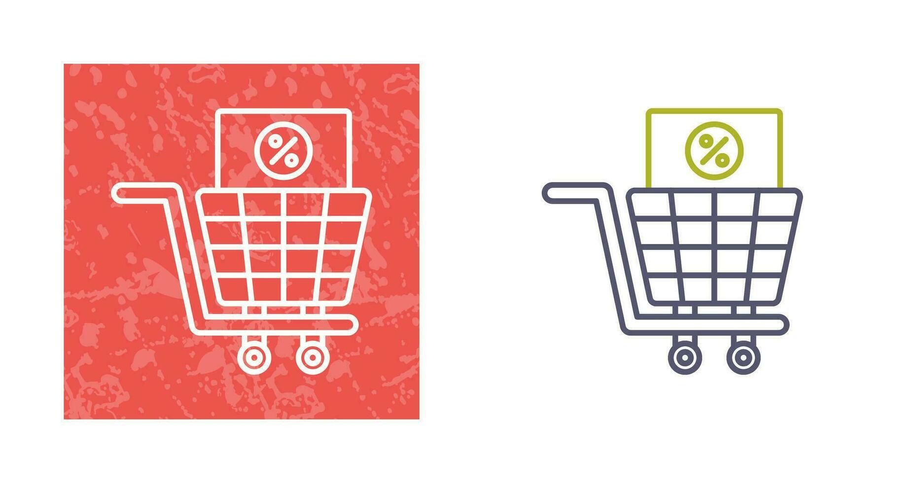 icono de vector de impuesto de compras