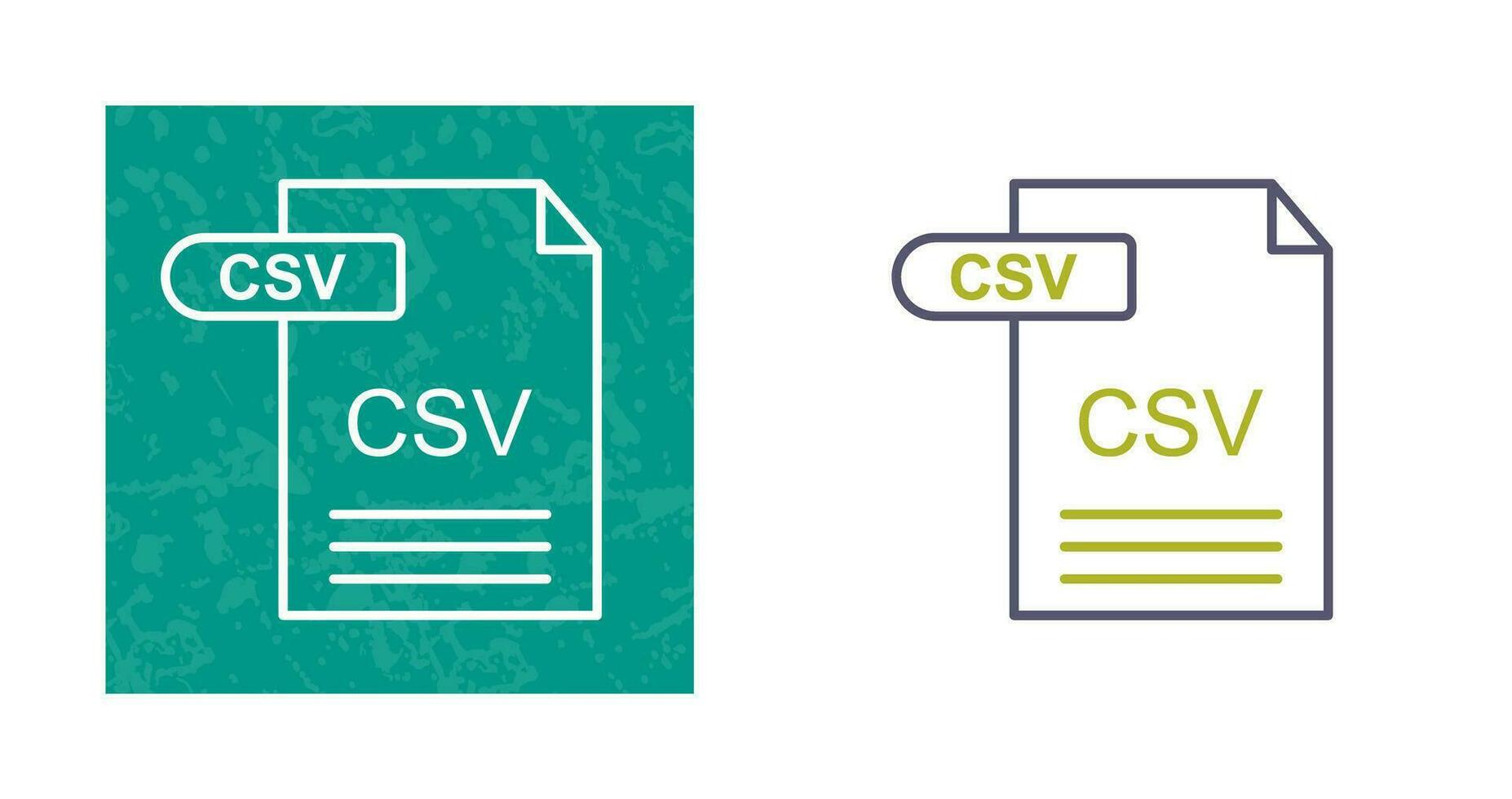 CSV Vector Icon