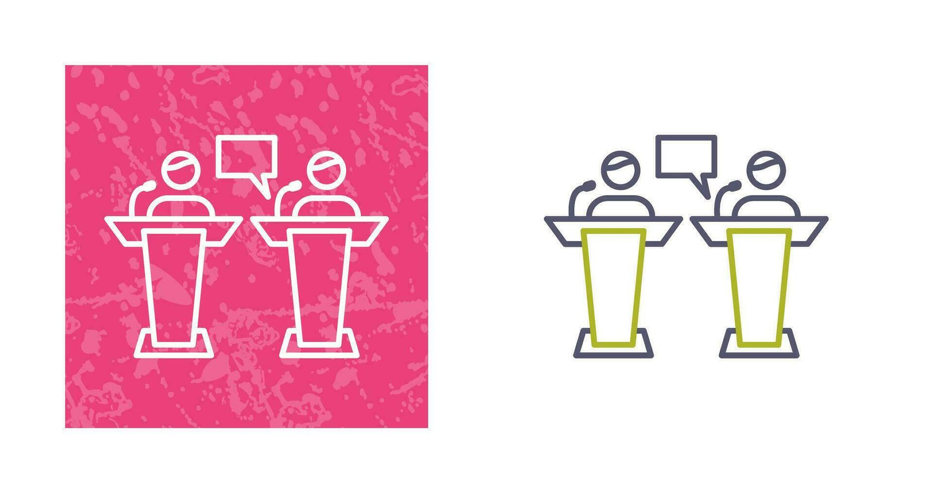 Debate Vector Icon