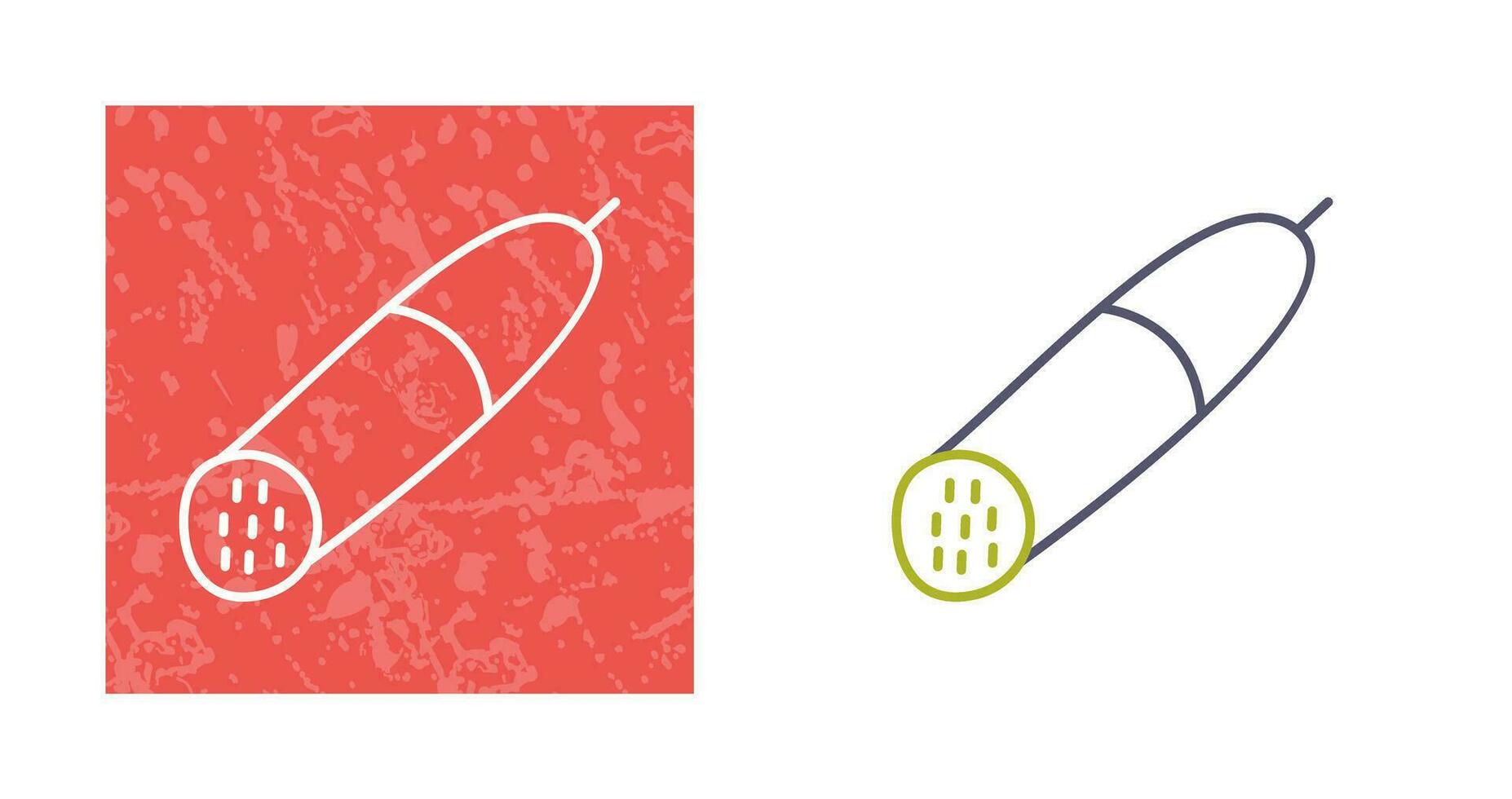 Salami Vector Icon