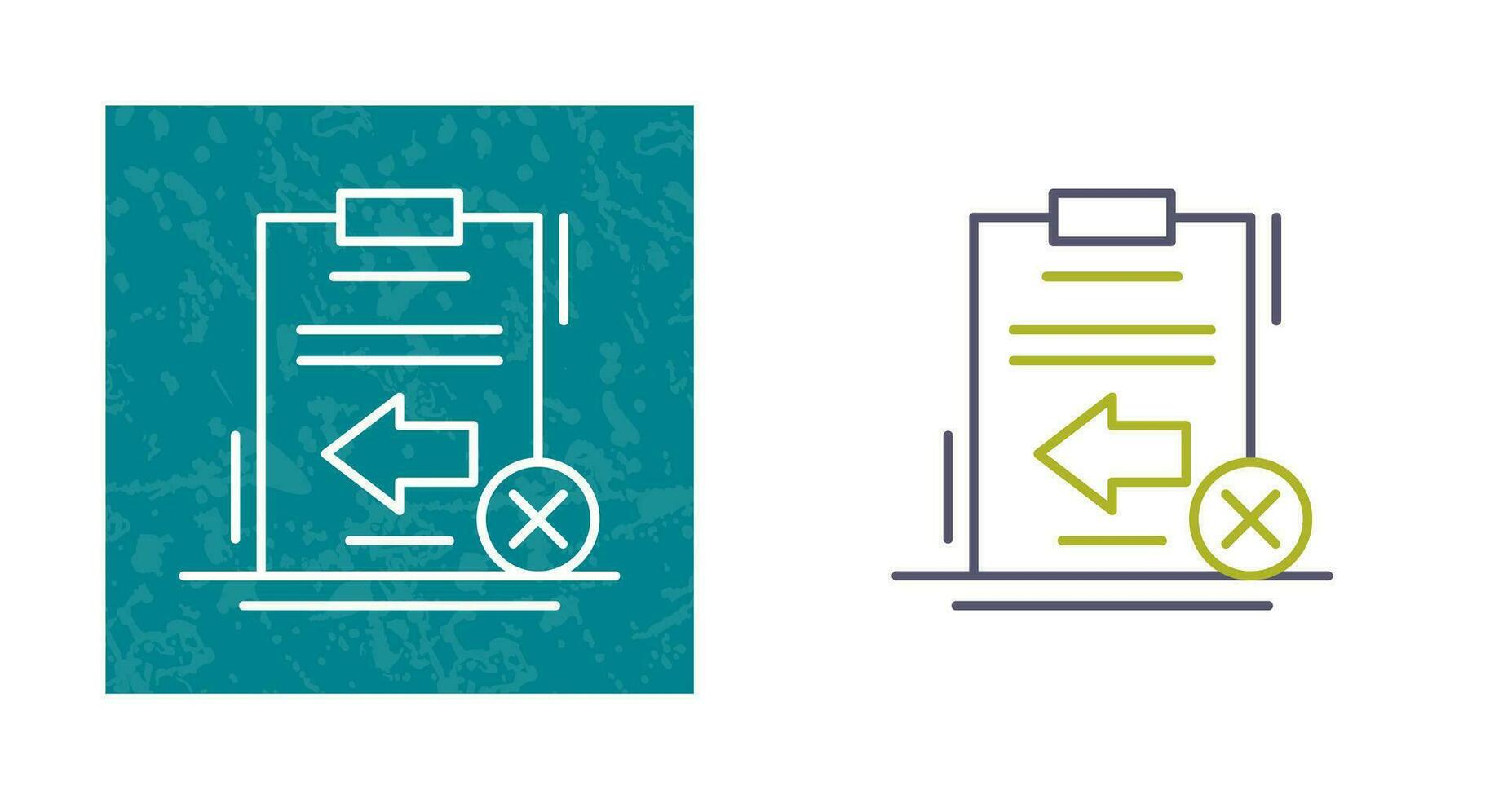 Return Failed Vector Icon