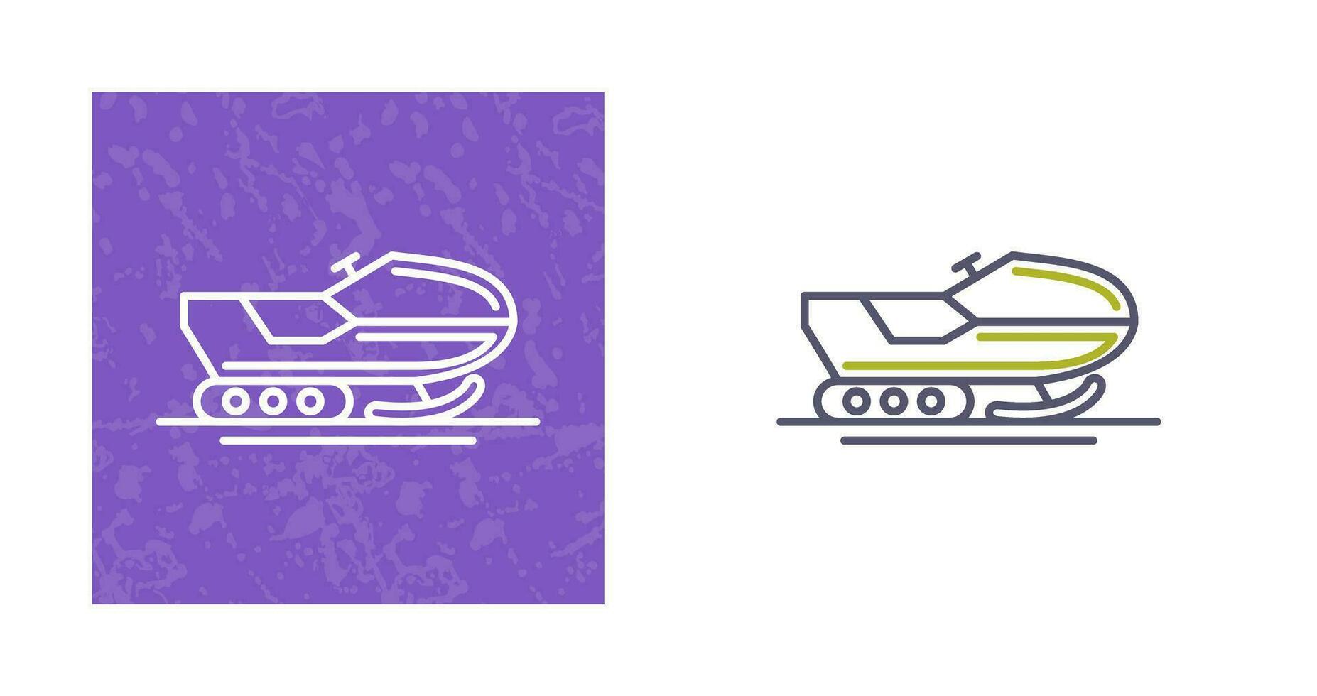 Snowmobile Vector Icon