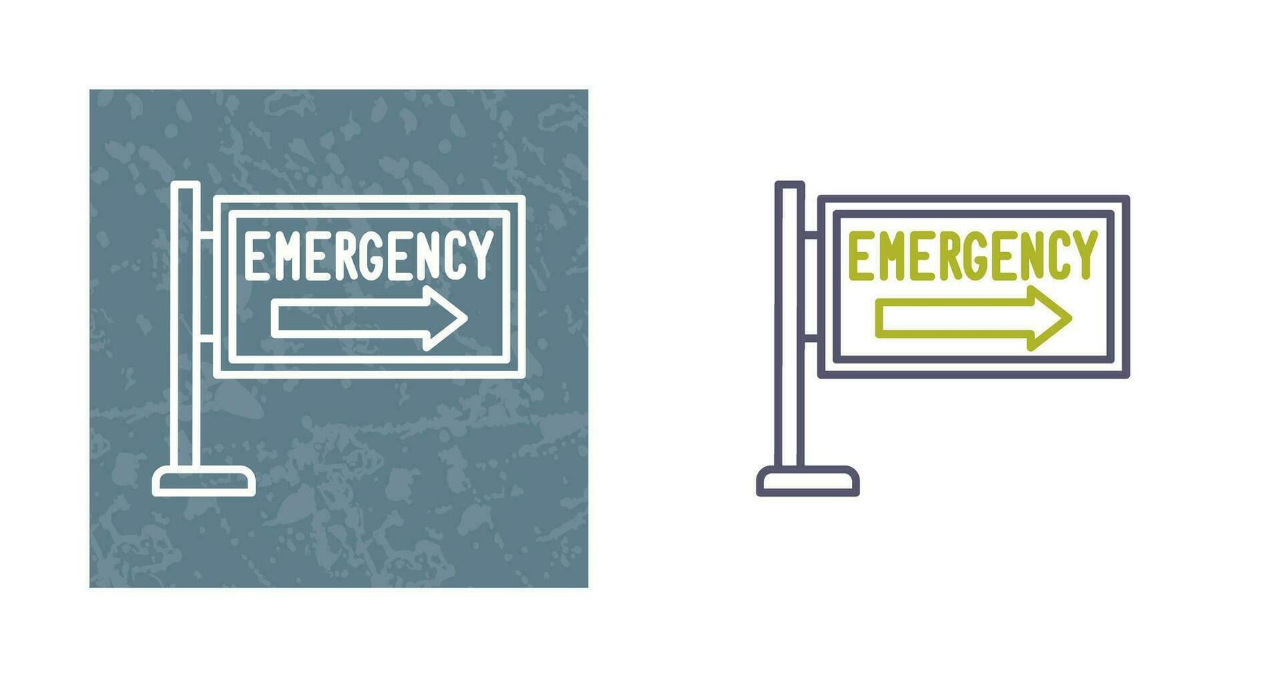 Emergency Sign Vector Icon