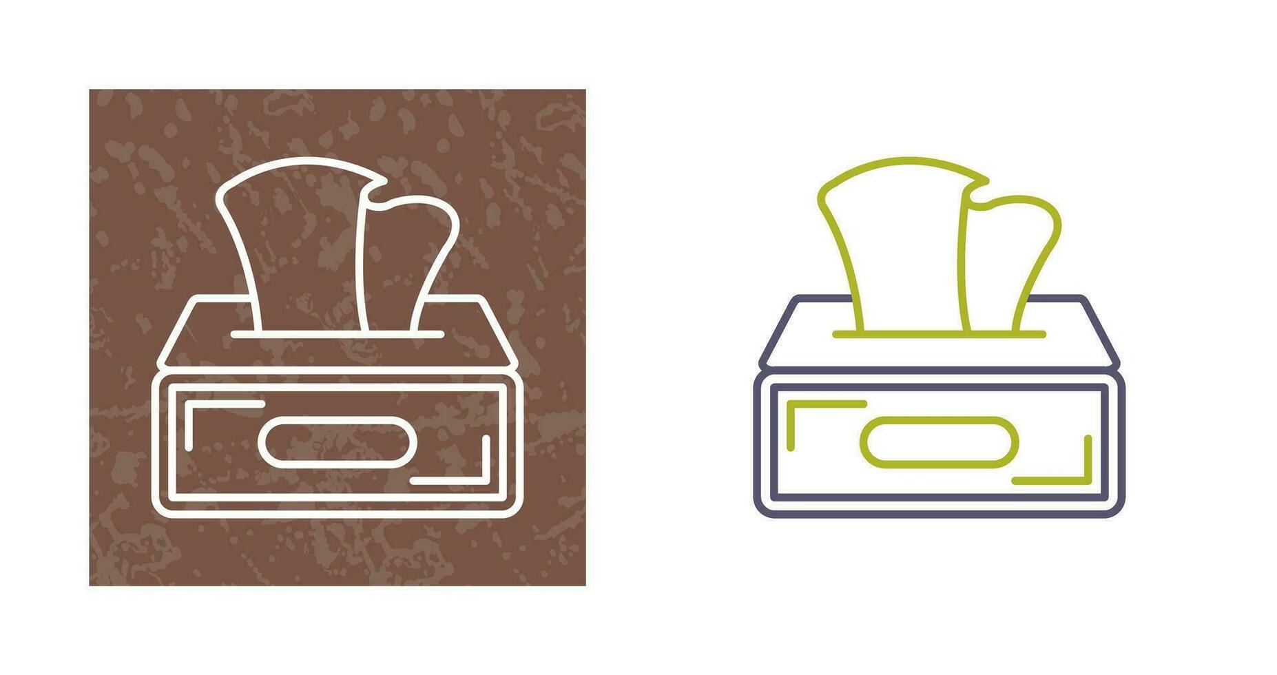 Tissue Box Vector Icon