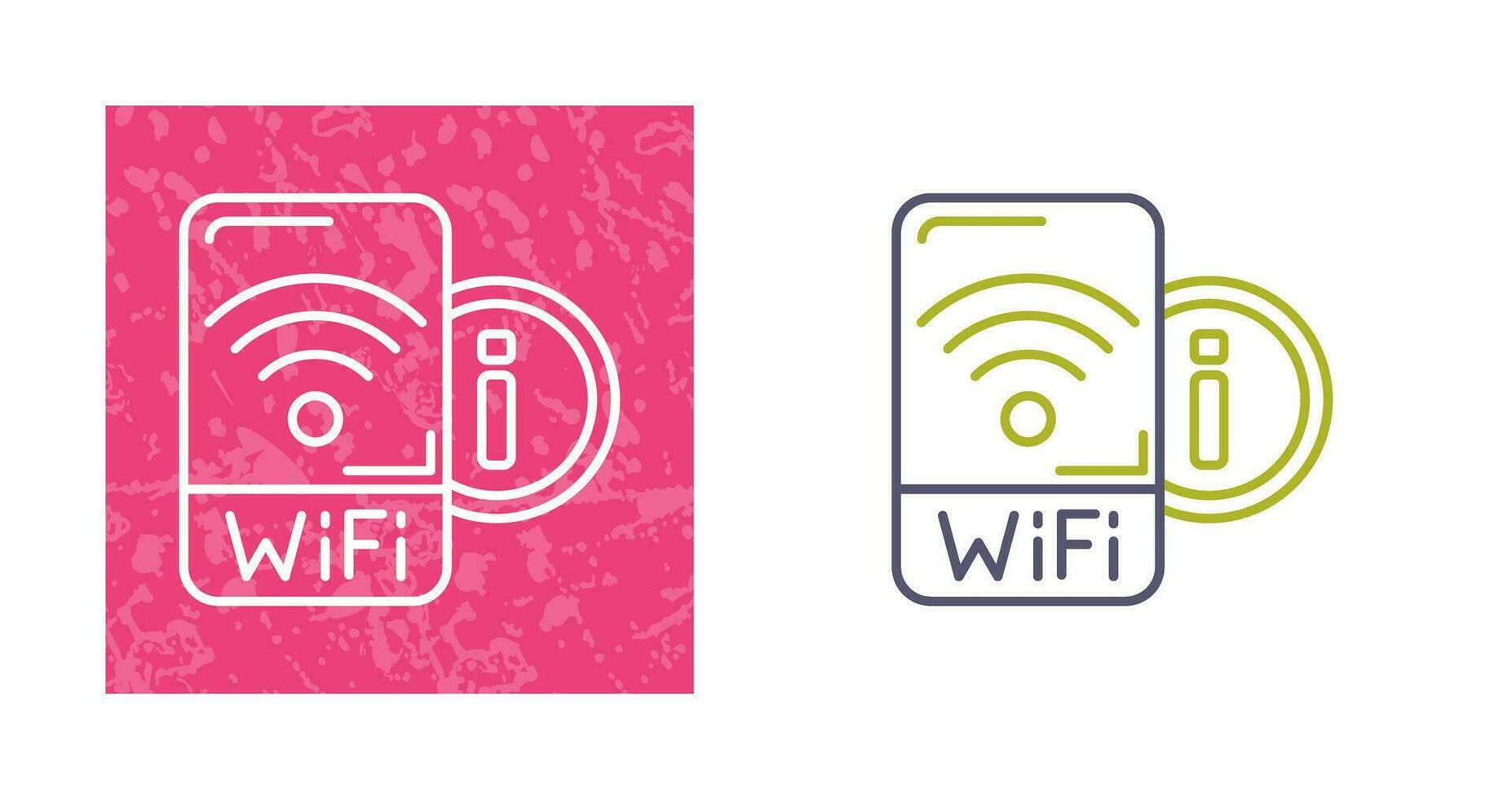 icono de vector de señal wifi