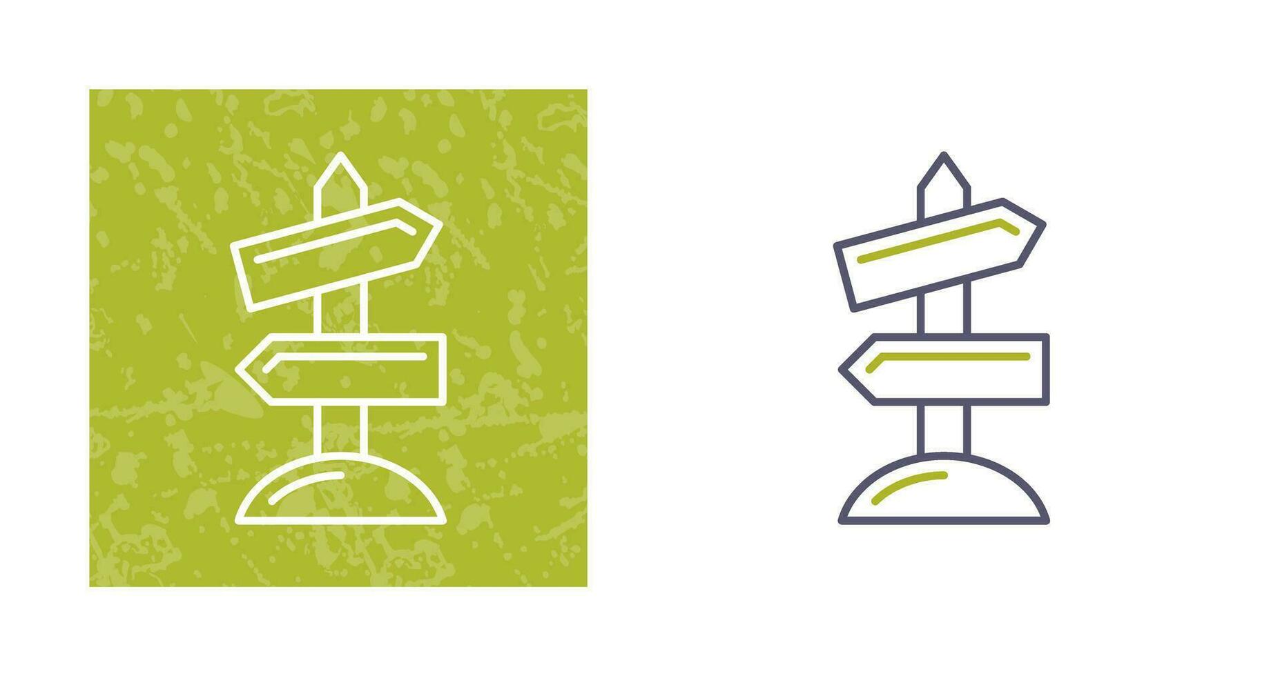 Road Sign Vector Icon