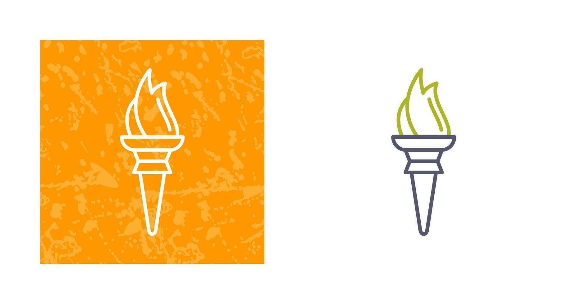 Torch Vector Icon