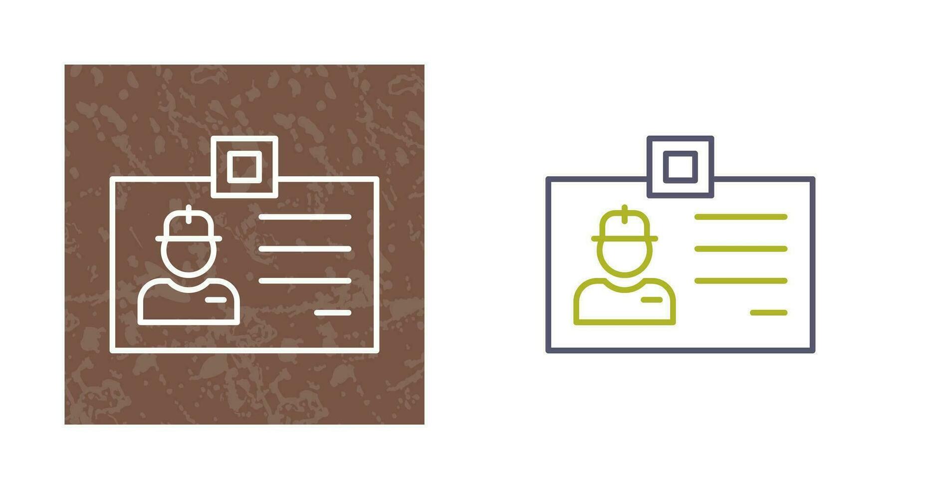 Identity Card Vector Icon