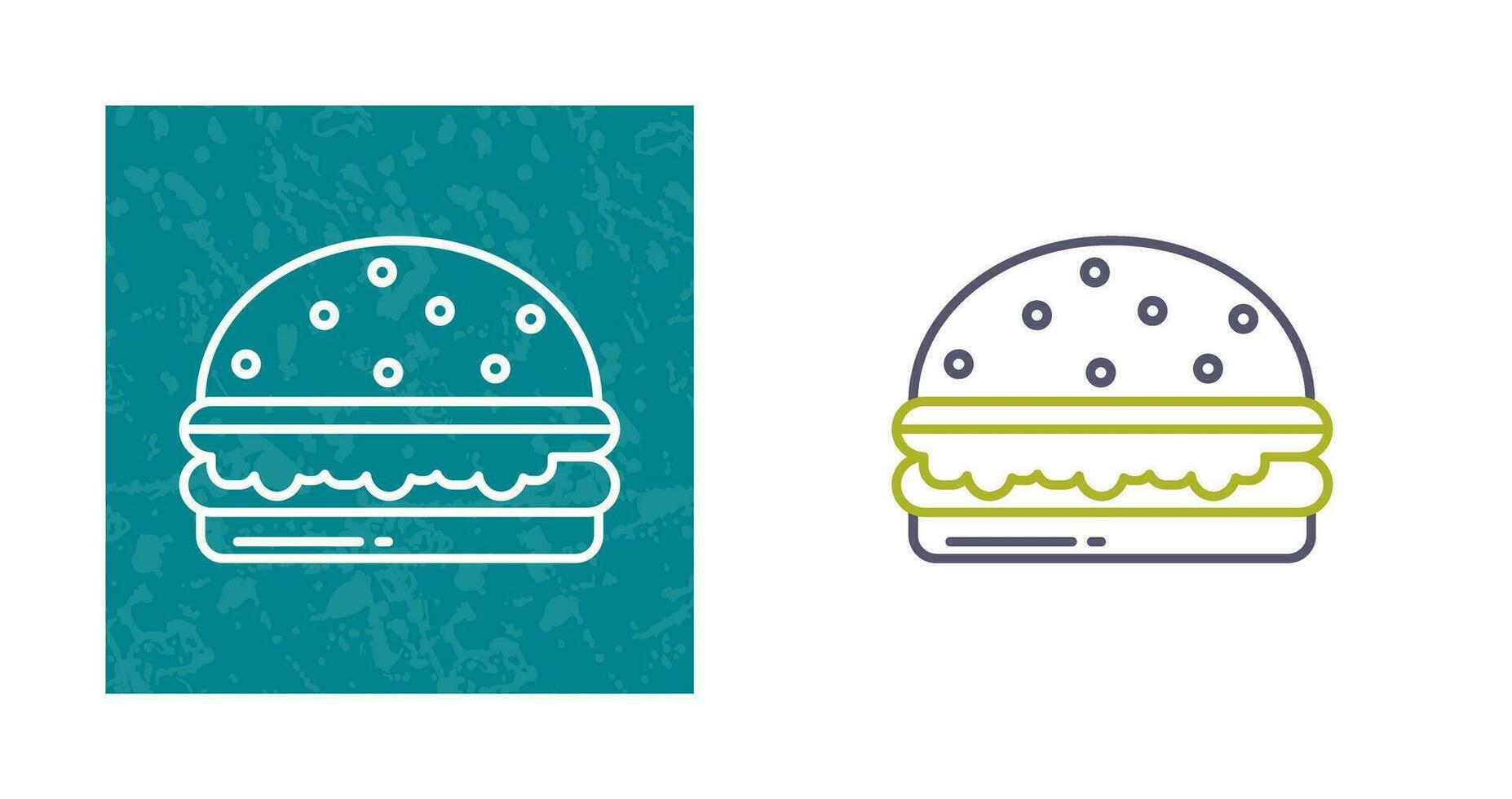 icono de vector de hamburguesa