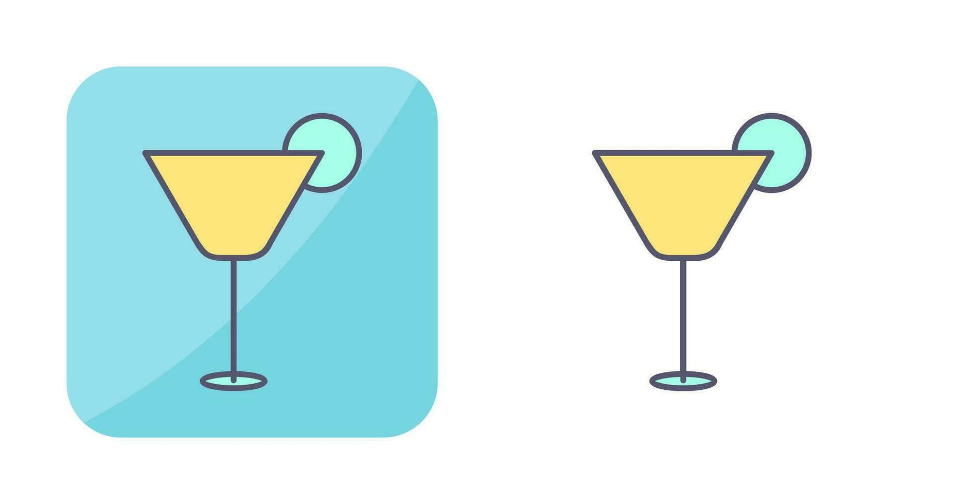 Cocktail Drink Vector Icon