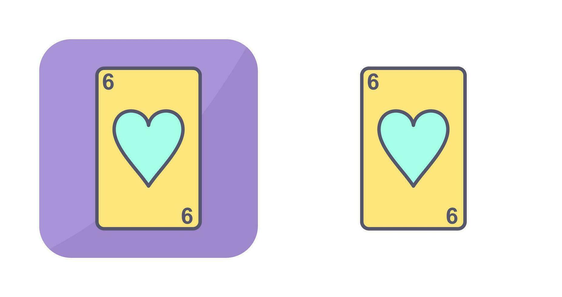 Hearts Card Vector Icon