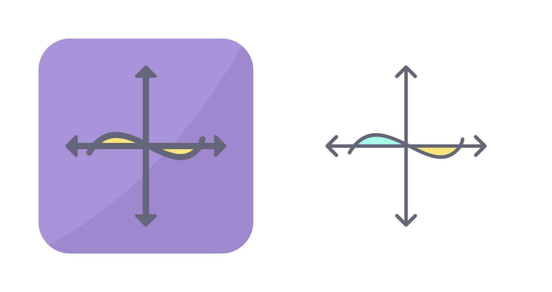 Unique Graph Vector Icon