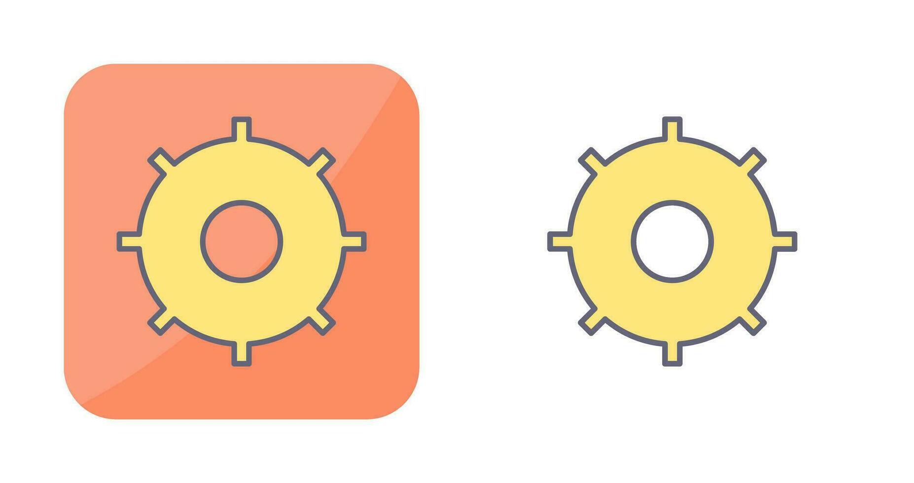 Unique Settings Vector Icon