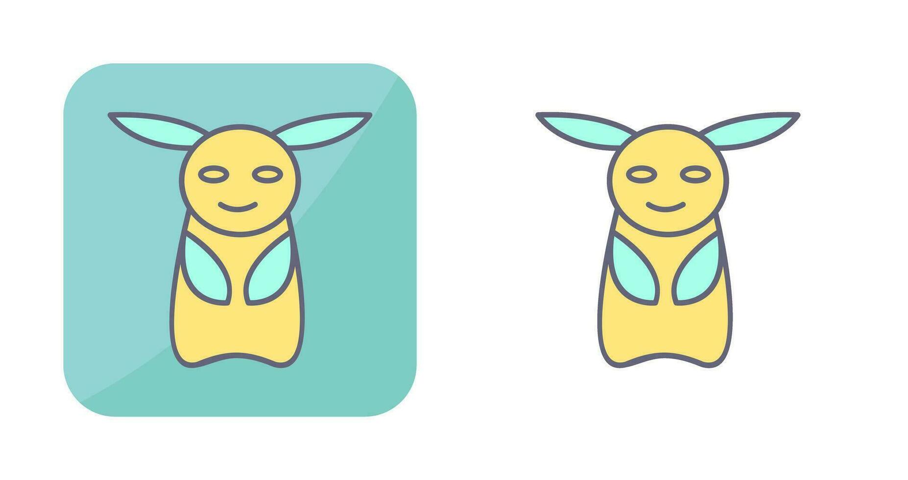 Unique Game Character Vector Icon