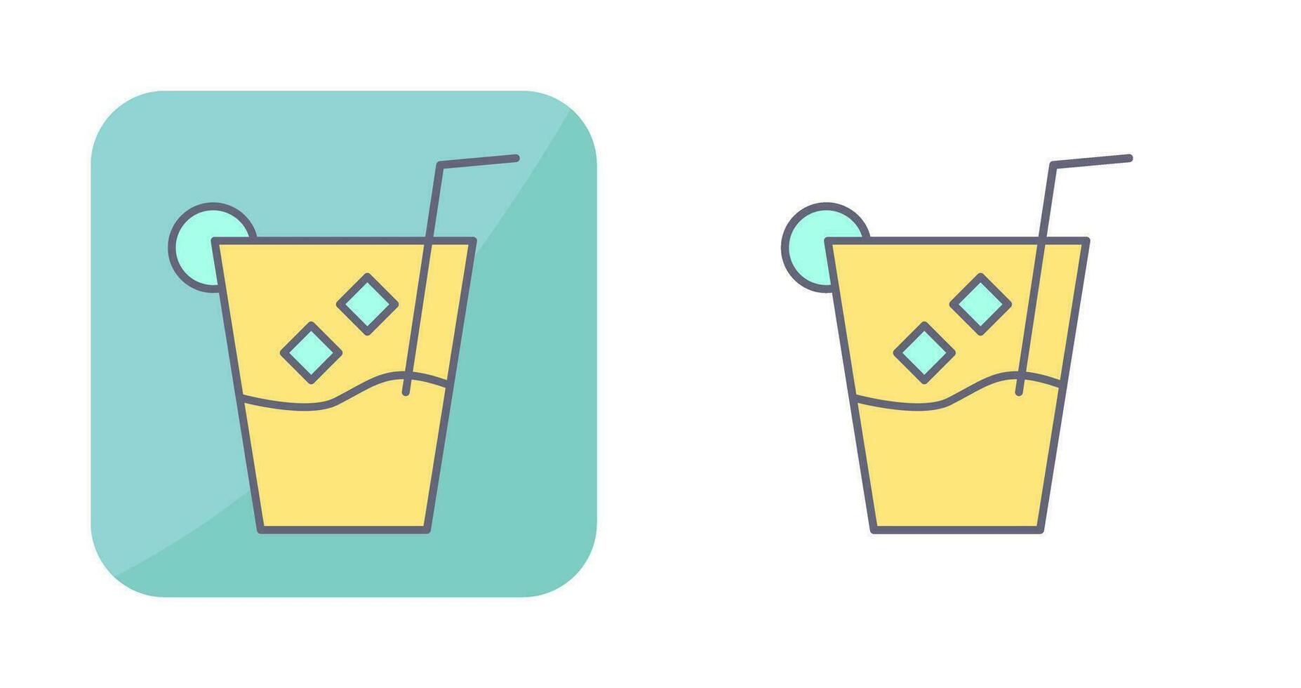Unique Whiskey Sour Vector Icon